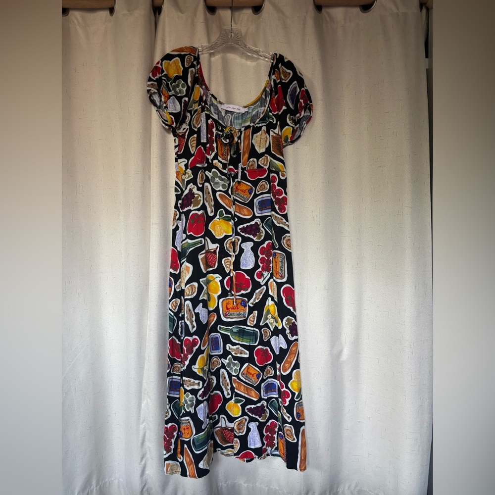 Lisa Says Gah ITALIAN SUMMER MAXI DRESS SMALL - Picture 3 of 5